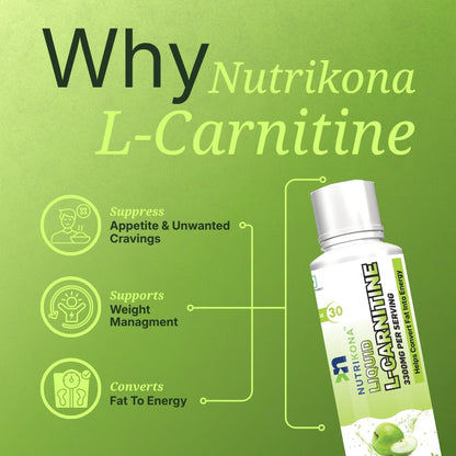 Nutrikona Liquid L-Carnitine 3300mg