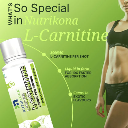 Nutrikona Liquid L-Carnitine 3300mg
