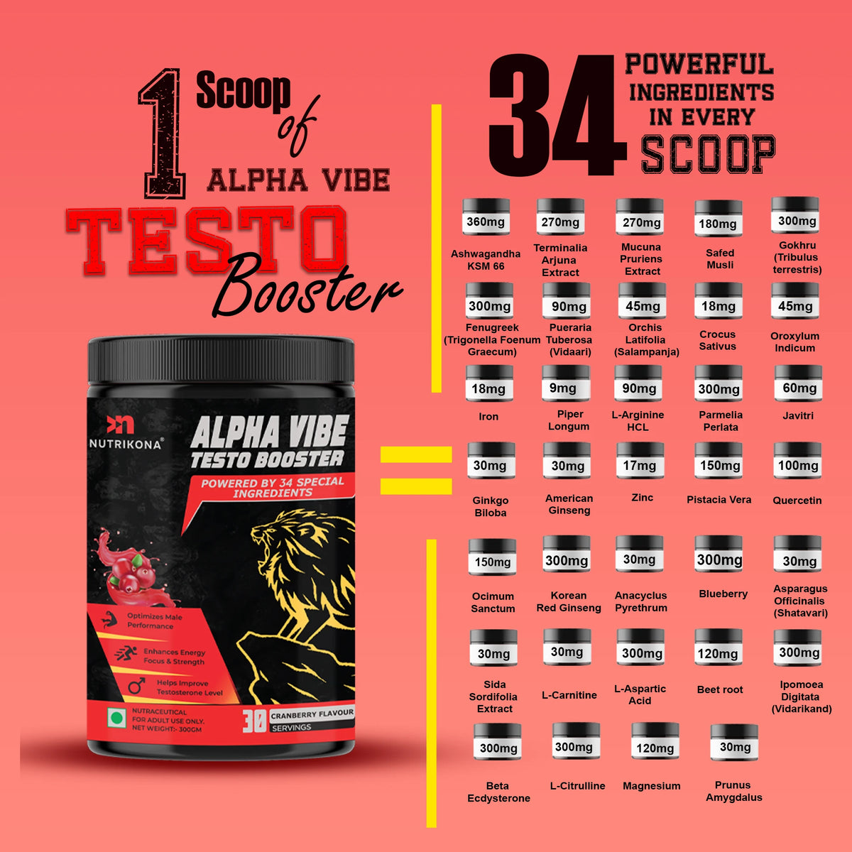 Nutrikona Alpha Vibe Strawberry