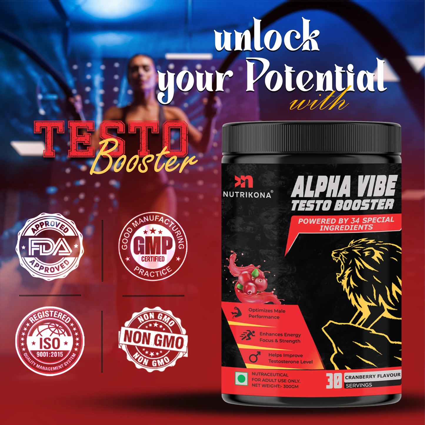 Nutrikona Alpha Vibe Strawberry