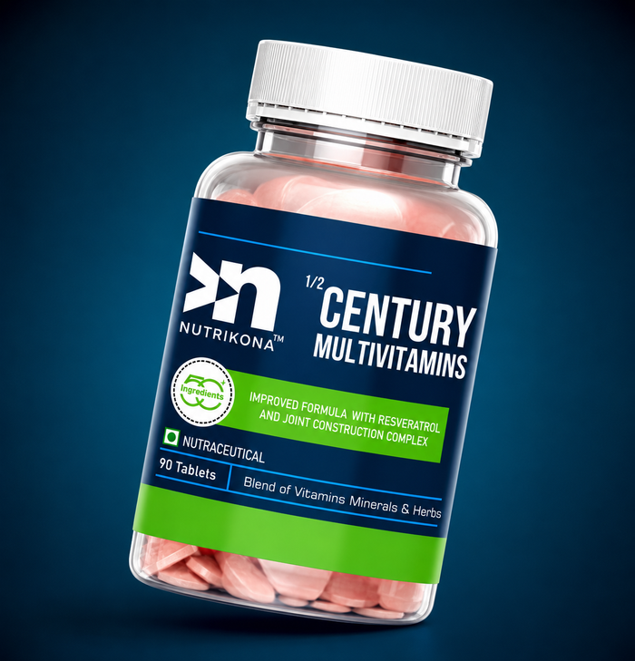 Nutrikona 1/2 Century Multivitamin Tablets | Complete Daily Multivitamin for Men & Women