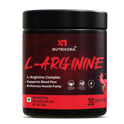 Nutrikona L-Arginine Powder | Triple Arginine Blend with Beet Root Extract