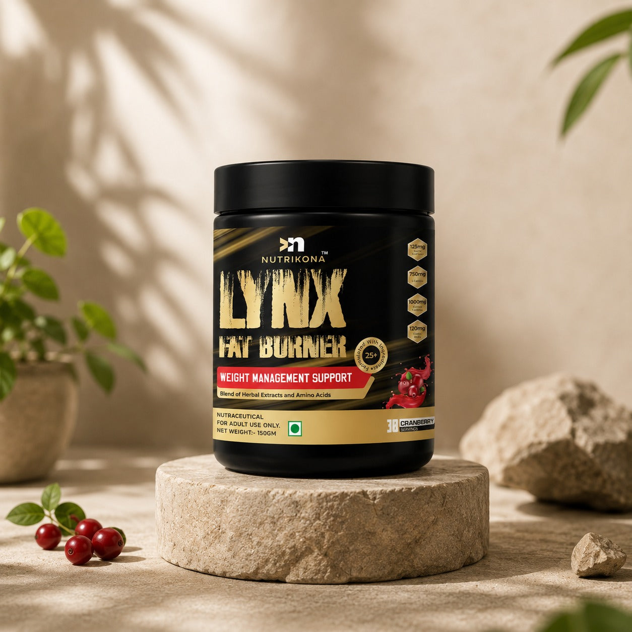 Nutrikona Ultimate Weight Management Combo – CLA + Lynx Fat Burner + Vegan Lean Protein + L-Carnitine