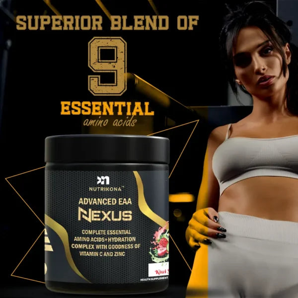 Nutrikona Advanced Nexus EAA | 7.59g EAA + Taurine + Electrolytes - Fruit Punch