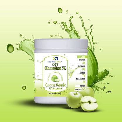 Nutrikona QuadraX CGT – 4-in-1 Performance Supplement, 360 g