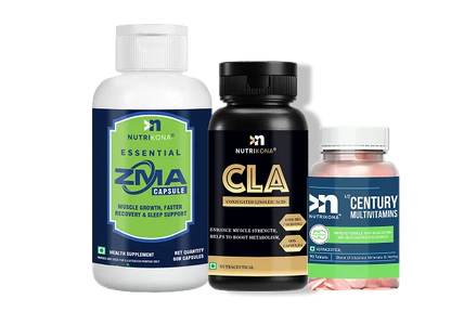 Nutrikona Ultimate Fitness Combo – CLA + ZMA + Multivitamin