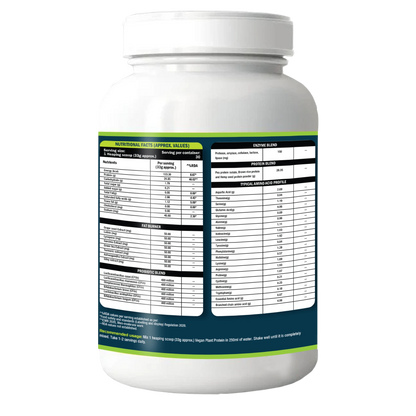 Nutrikona Vegan Lean Protein | Plant-Based Protein with Probiotics & 8 Weight Management Herbs