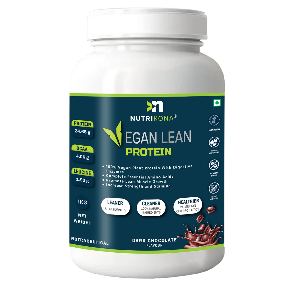 Nutrikona Vegan Lean Protein | Plant-Based Protein with Probiotics & 8 Weight Management Herbs